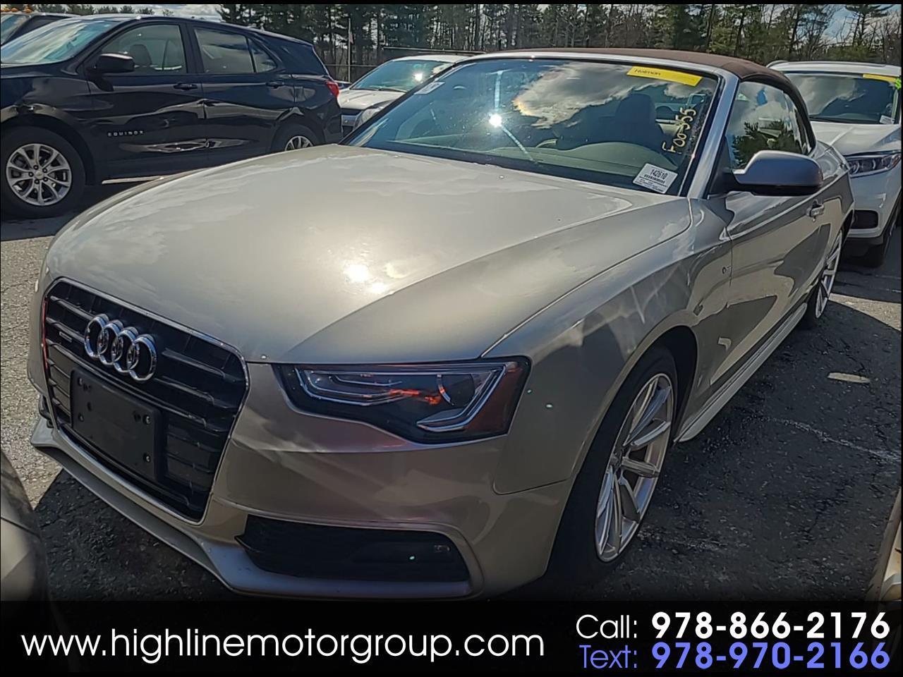 2015 Audi A5 2dr Cabriolet Auto quattro 2.0T Premium Plus