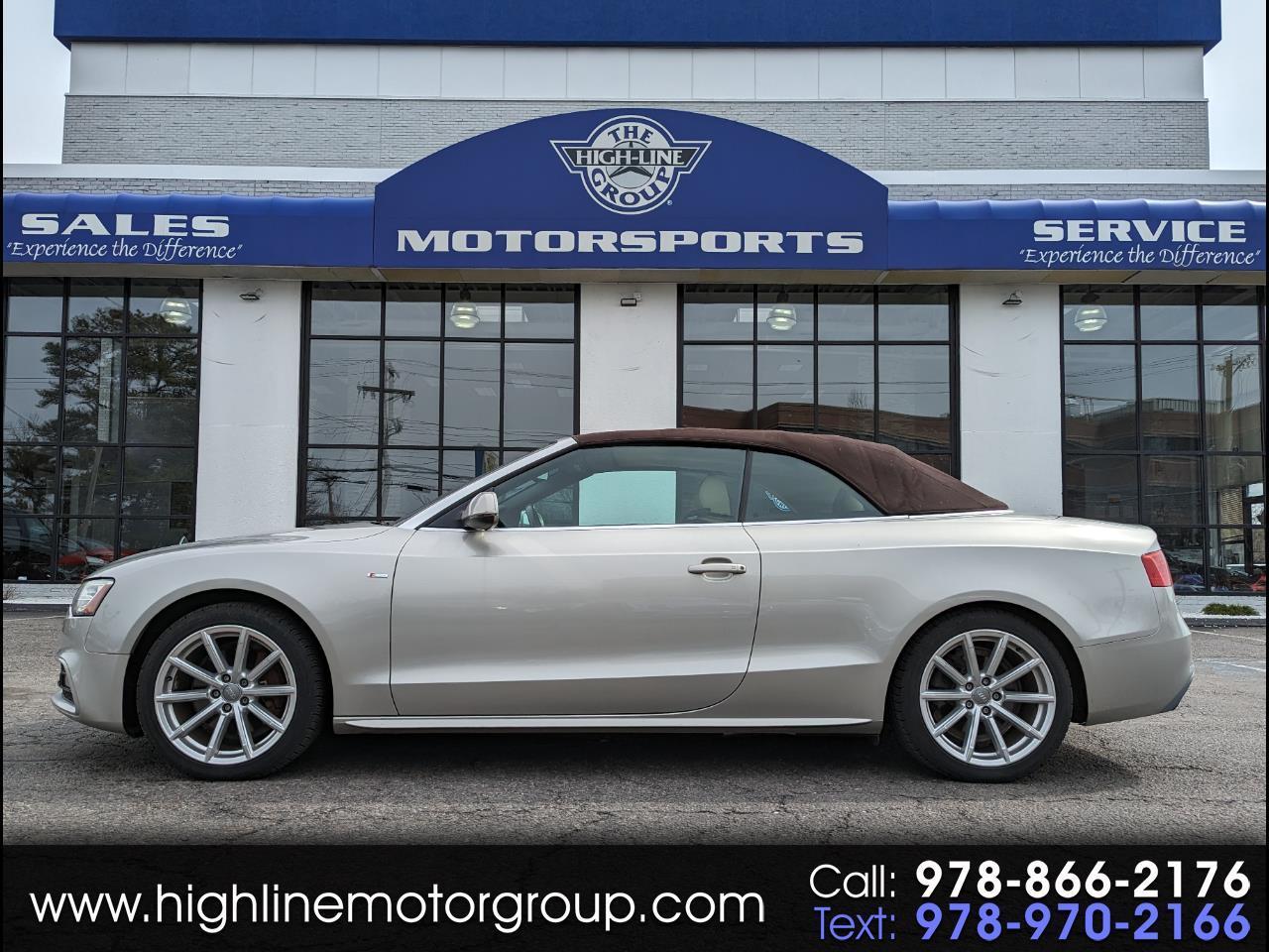 2015 Audi A5 2dr Cabriolet Auto quattro 2.0T Premium Plus