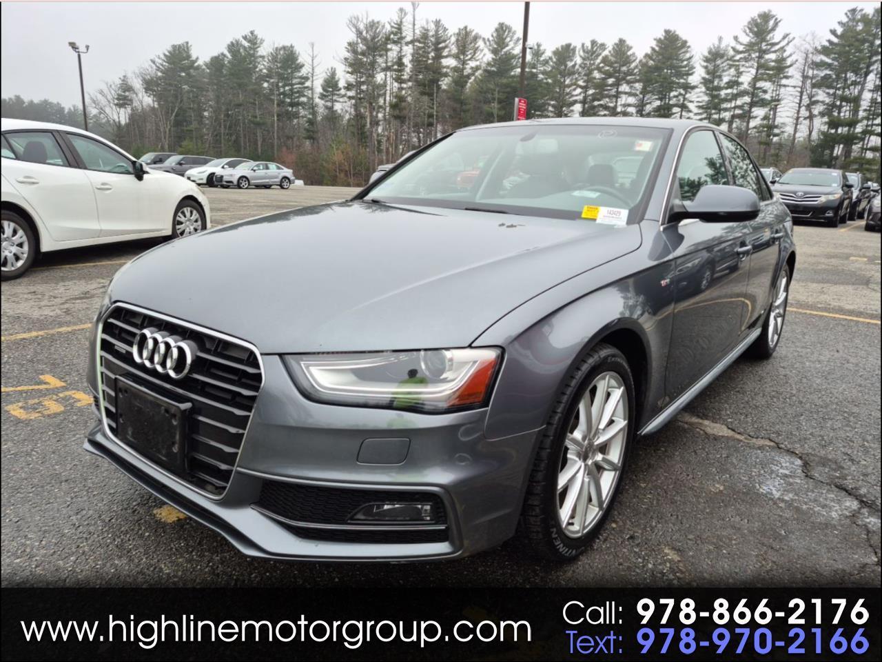 2016 Audi A4 Auto quattro 2.0T Premium Plus