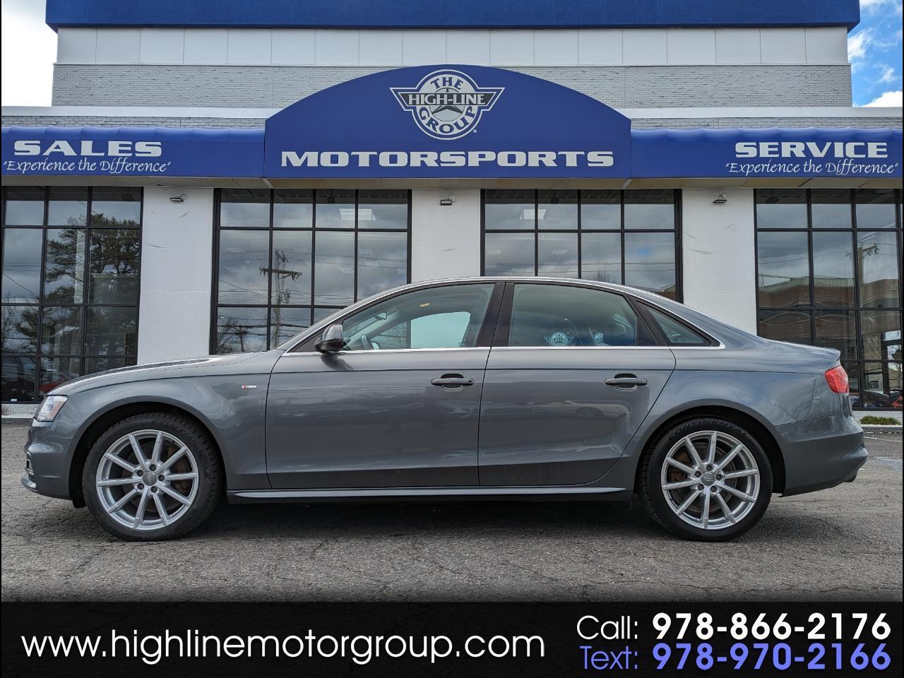 2016 Audi A4 Auto quattro 2.0T Premium Plus