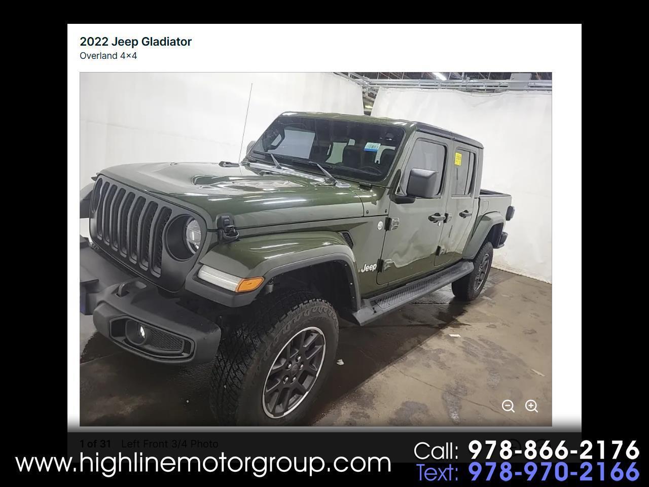 Jeep Gladiator Overland 4x4 2022