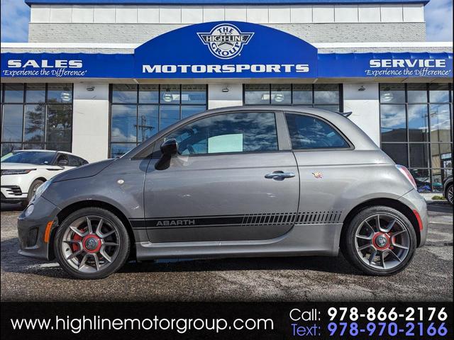 Gray 2013 FIAT 500 Abarth Convertible Convertible Front-Wheel Drive Manual