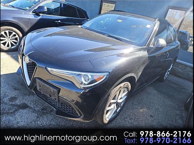 Black 2018 Alfa Romeo Stelvio Ti Sport AWD SUV / Crossover All-Wheel Drive Automatic