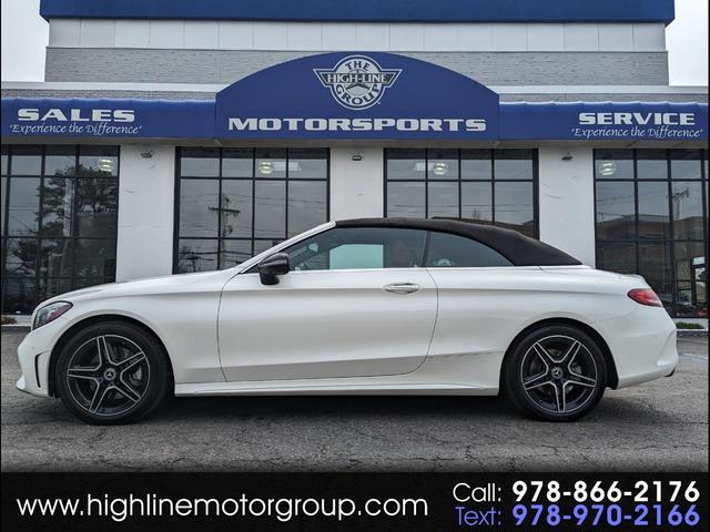 White 2021 Mercedes-Benz C-Class C 300 Cabriolet 4MATIC Convertible All-Wheel Drive 9-Speed Automatic