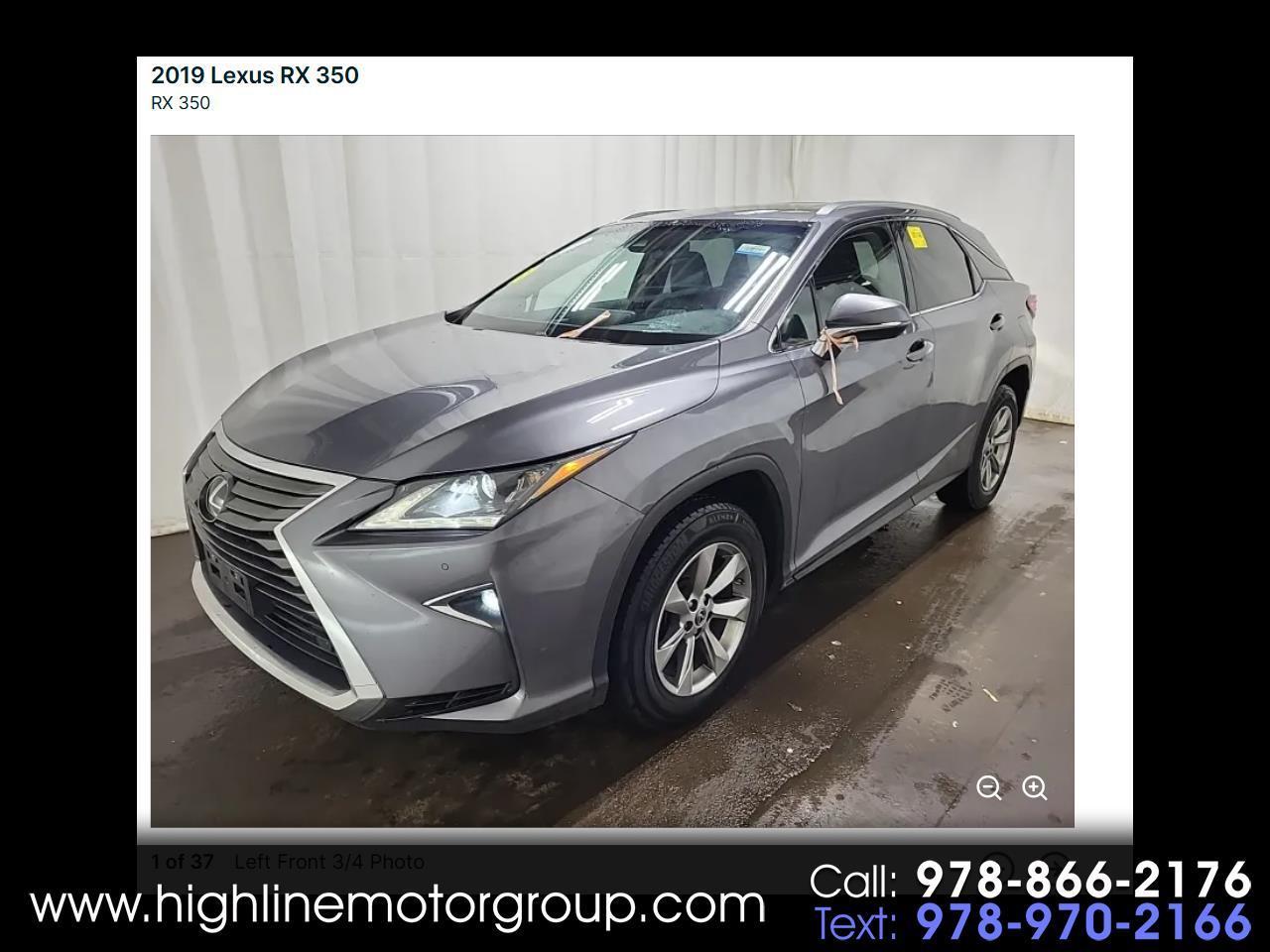 Lexus RX RX 350 AWD 2019