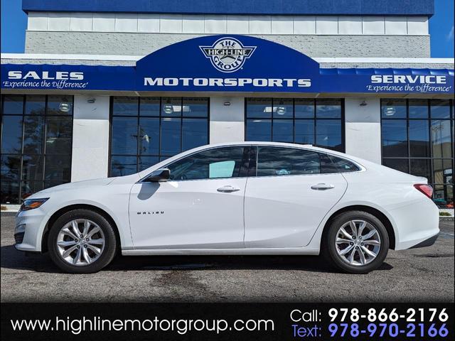 White 2020 Chevrolet Malibu LT FWD Sedan Front-Wheel Drive Automatic