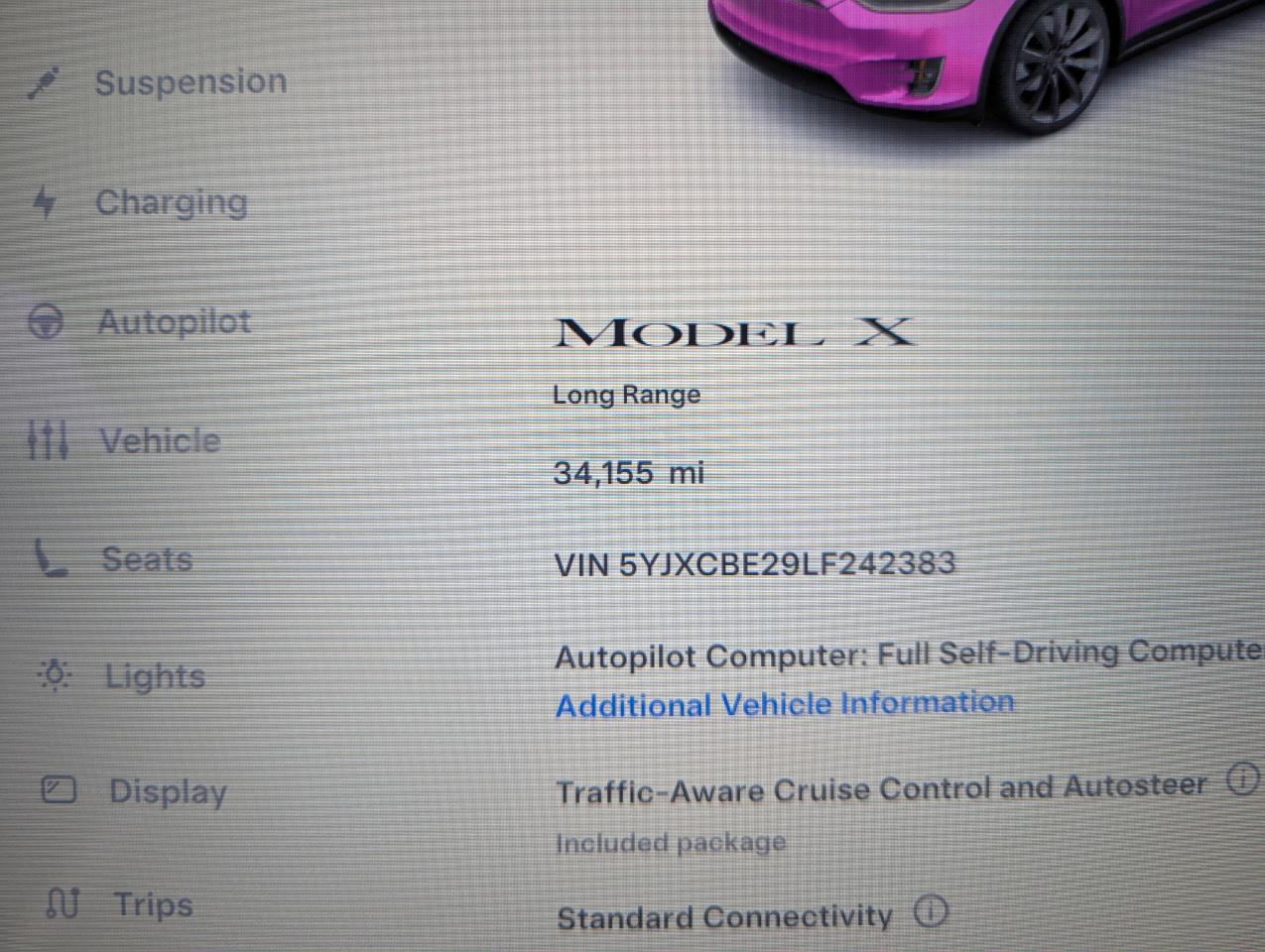 Tesla Model X Long Range Plus AWD 2020