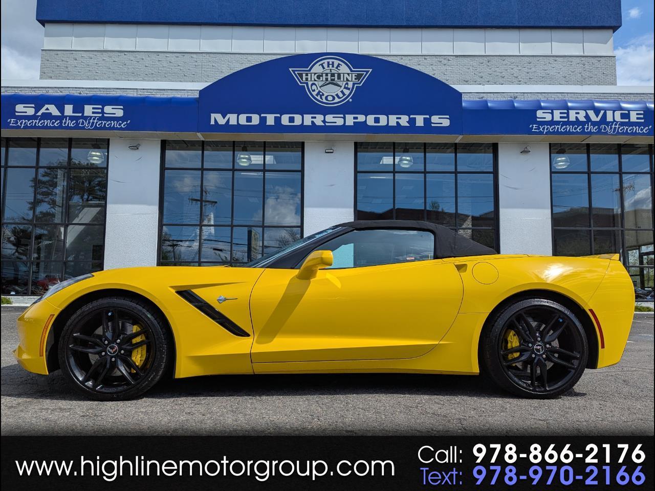Chevrolet Corvette 2dr Stingray Z51 Conv w/2LT 2015