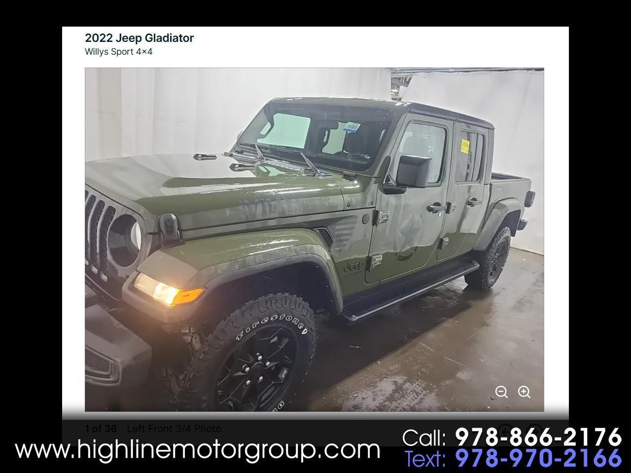 Jeep Gladiator Willys Sport 4x4 2022