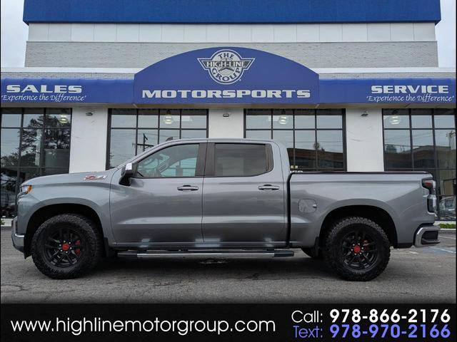 Silver 2020 Chevrolet Silverado 1500 Pickup Truck Four-Wheel Drive Automatic