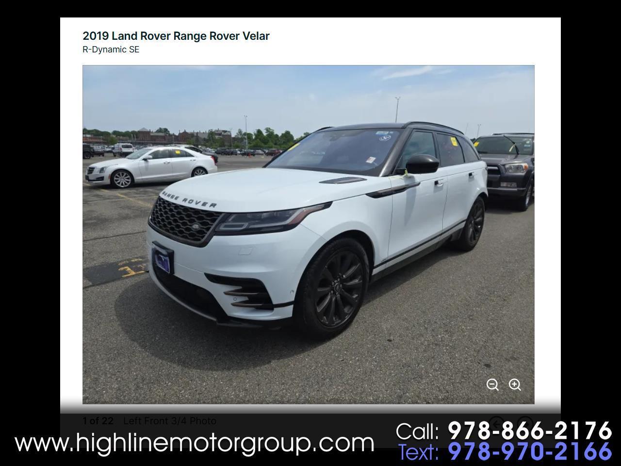 Land Rover Range Rover Velar P340 R-Dynamic SE 2019
