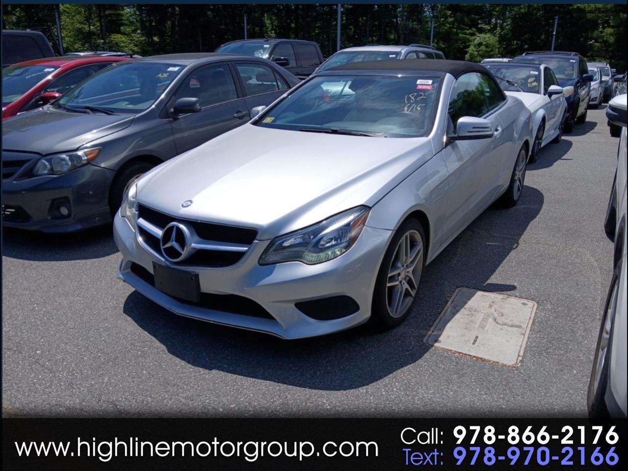 Mercedes-Benz E-Class 2dr Cabriolet E 350 RWD 2014
