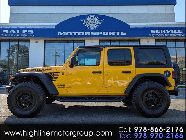 Yellow 2021 Jeep Wrangler SUV / Crossover Four-Wheel Drive Automatic