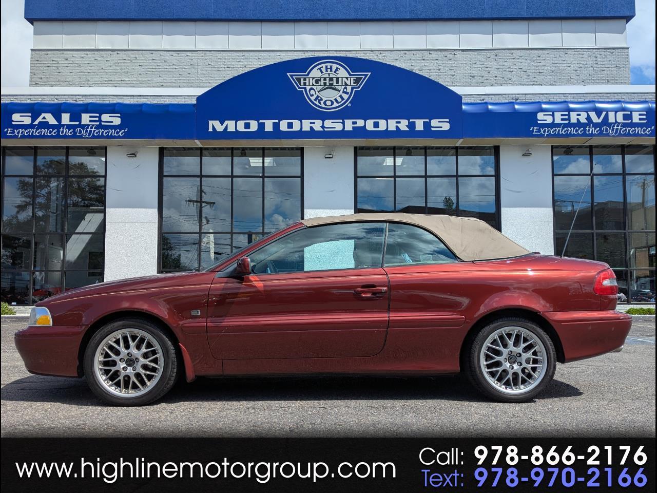 Red (Maroon) 2000 Volvo C70 Convertible Front-Wheel Drive Automatic
