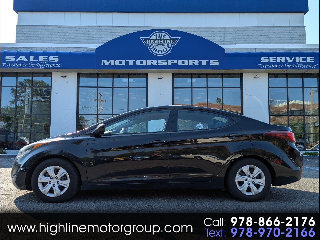 Hyundai Elantra 4dr Sdn Auto SE 2016