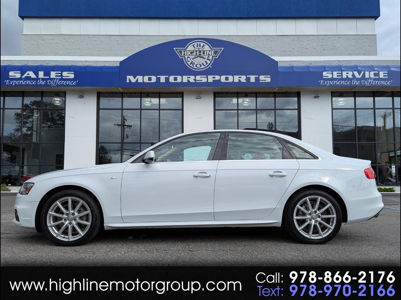 2015 Audi A4 4dr Sdn Auto quattro 2.0T Premium Plus