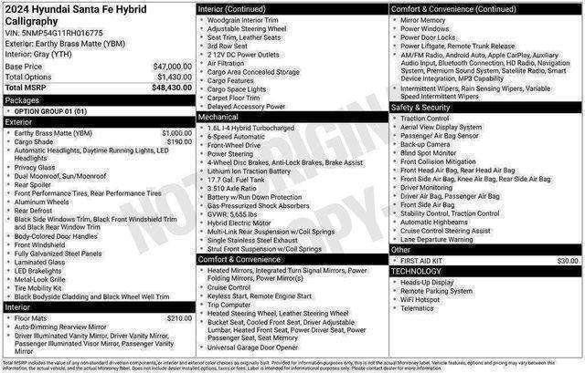 Hyundai Santa Fe Hybrid  2024
