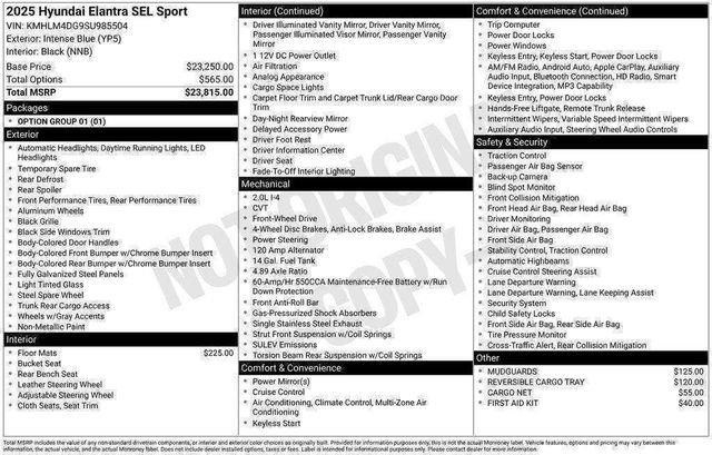 Hyundai Elantra  2025