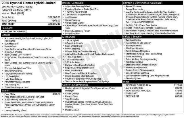 Hyundai Elantra Hybrid  2025