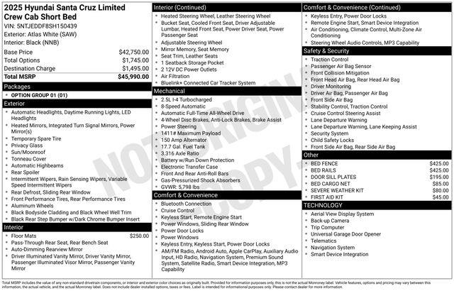 Hyundai Santa Cruz  2025