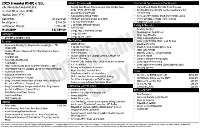 Hyundai Ioniq 6  2025