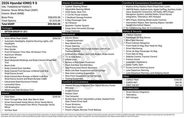 Hyundai Ioniq 9  2026 Hyundai Ioniq 9  2026