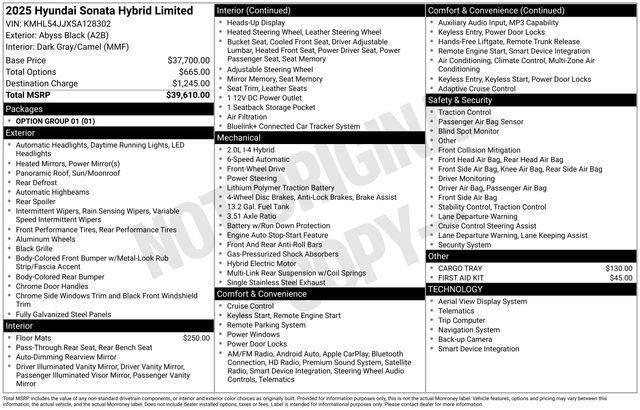 Hyundai Sonata Hybrid  2025