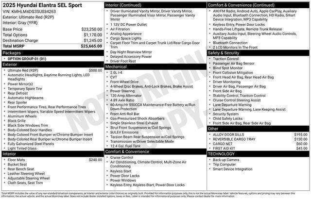 Hyundai Elantra  2025