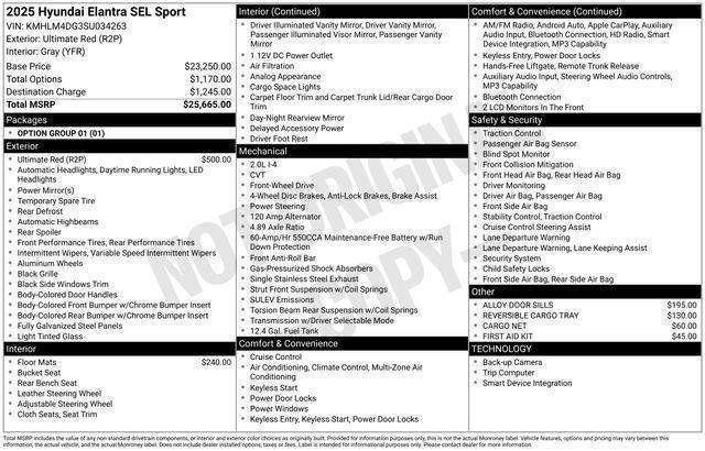 Hyundai Elantra  2025