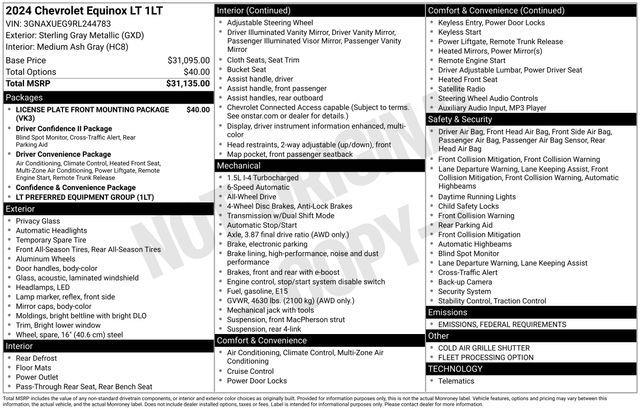 Chevrolet Equinox  2024