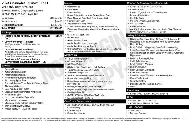 Chevrolet Equinox  2024