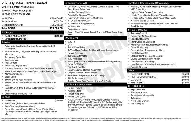 Hyundai Elantra  2025