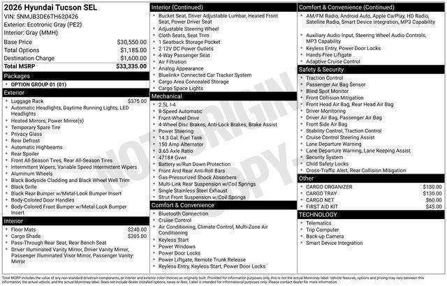 Hyundai Tucson  2026