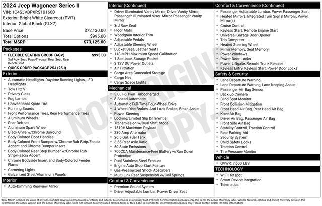 Jeep Wagoneer  2024 Jeep Wagoneer  2024