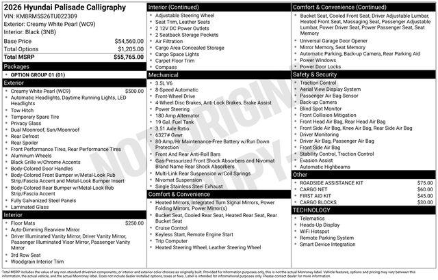 Hyundai Palisade  2026 Hyundai Palisade  2026