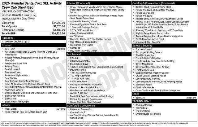 Hyundai Santa Cruz  2026