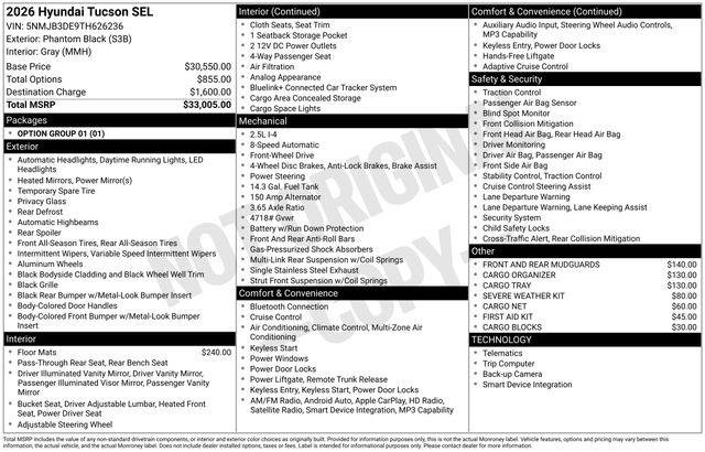 Hyundai Tucson  2026