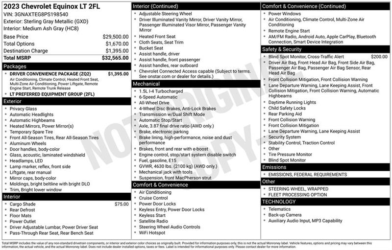 Chevrolet Equinox  2023