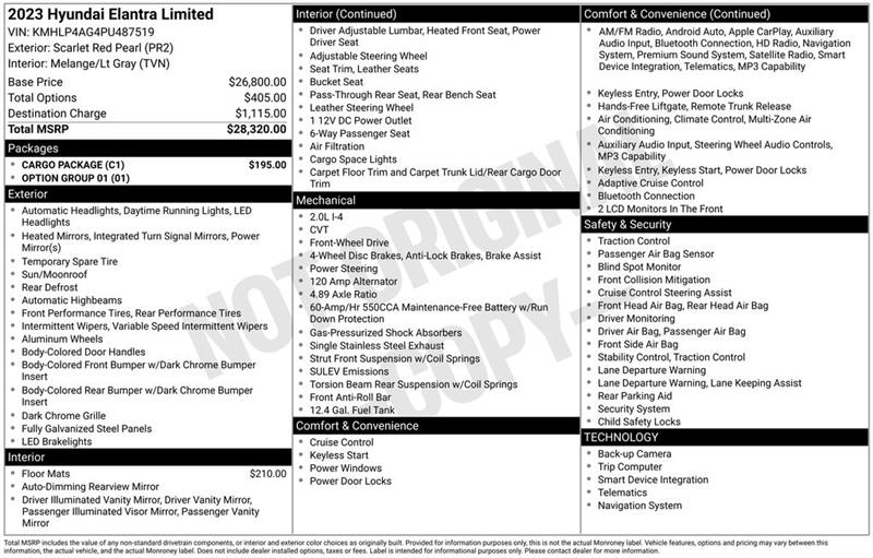 Hyundai Elantra  2023