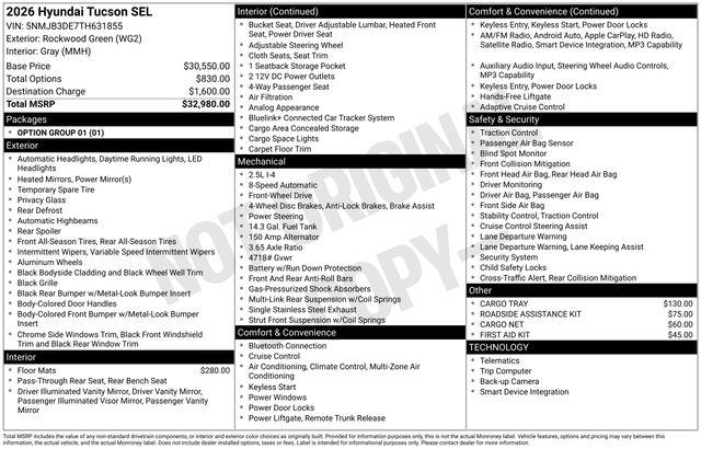 Hyundai Tucson  2026
