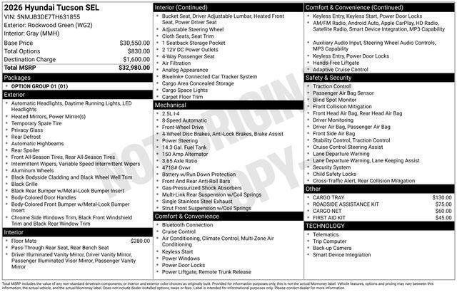 Hyundai Tucson  2026