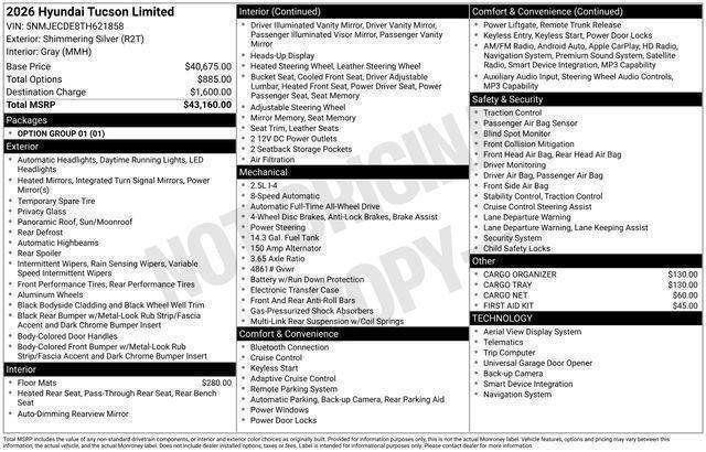 Hyundai Tucson  2026
