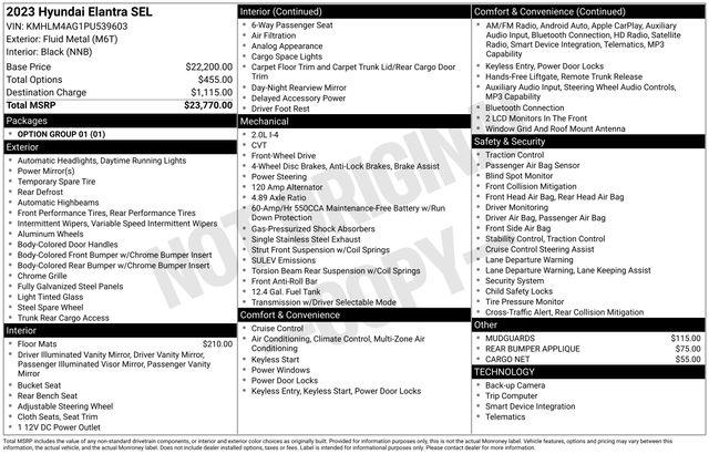 Hyundai Elantra  2023