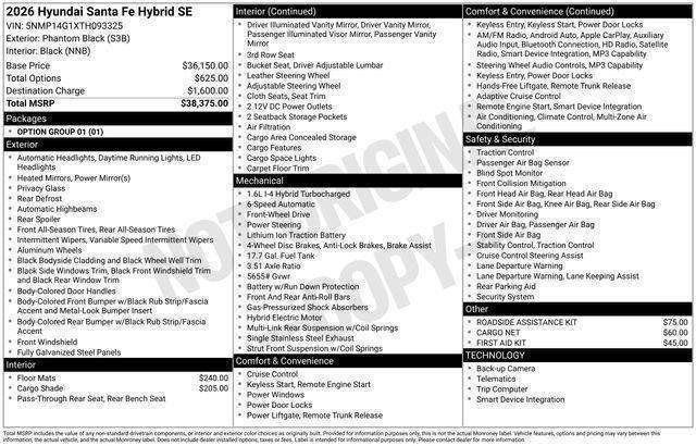 Hyundai Santa Fe Hybrid  2026