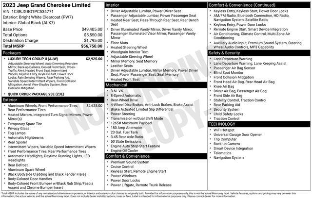 Jeep Grand Cherokee  2023