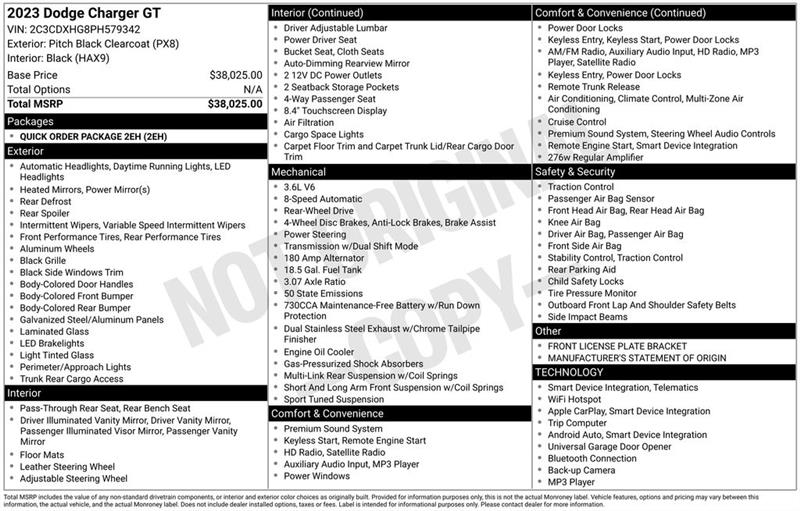 Dodge Charger  2023 Dodge Charger  2023