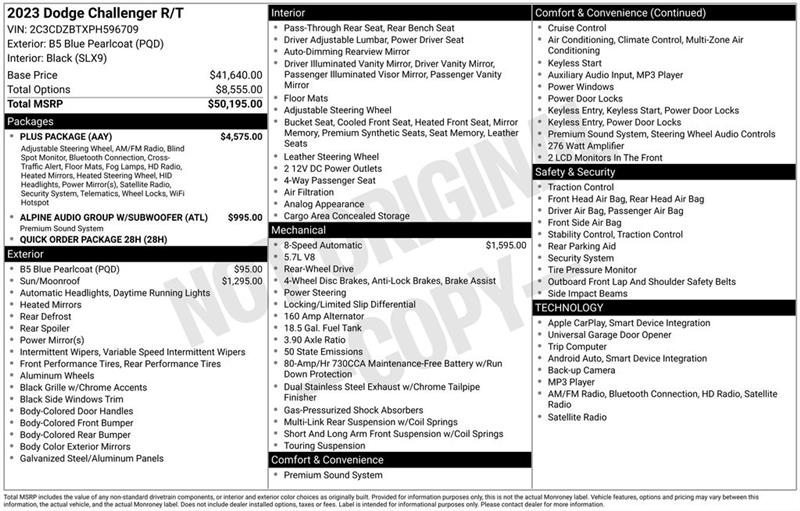 Dodge Challenger  2023 Dodge Challenger  2023