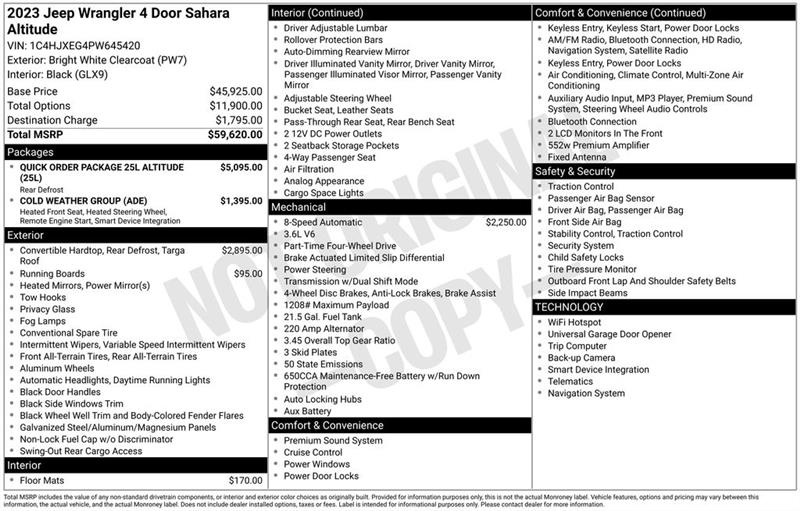 Jeep Wrangler  2023 Jeep Wrangler  2023