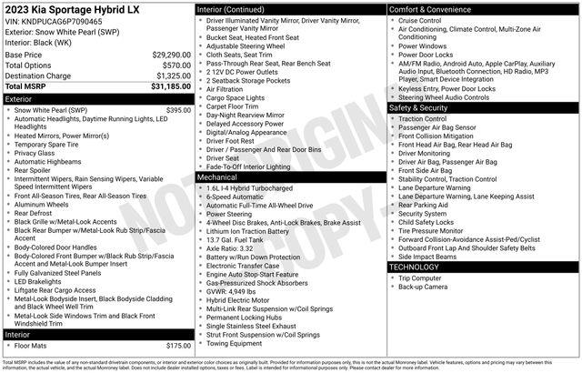 Kia Sportage Hybrid  2023
