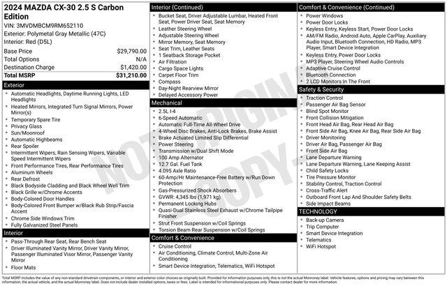 Mazda CX-30  2024 Mazda CX-30  2024